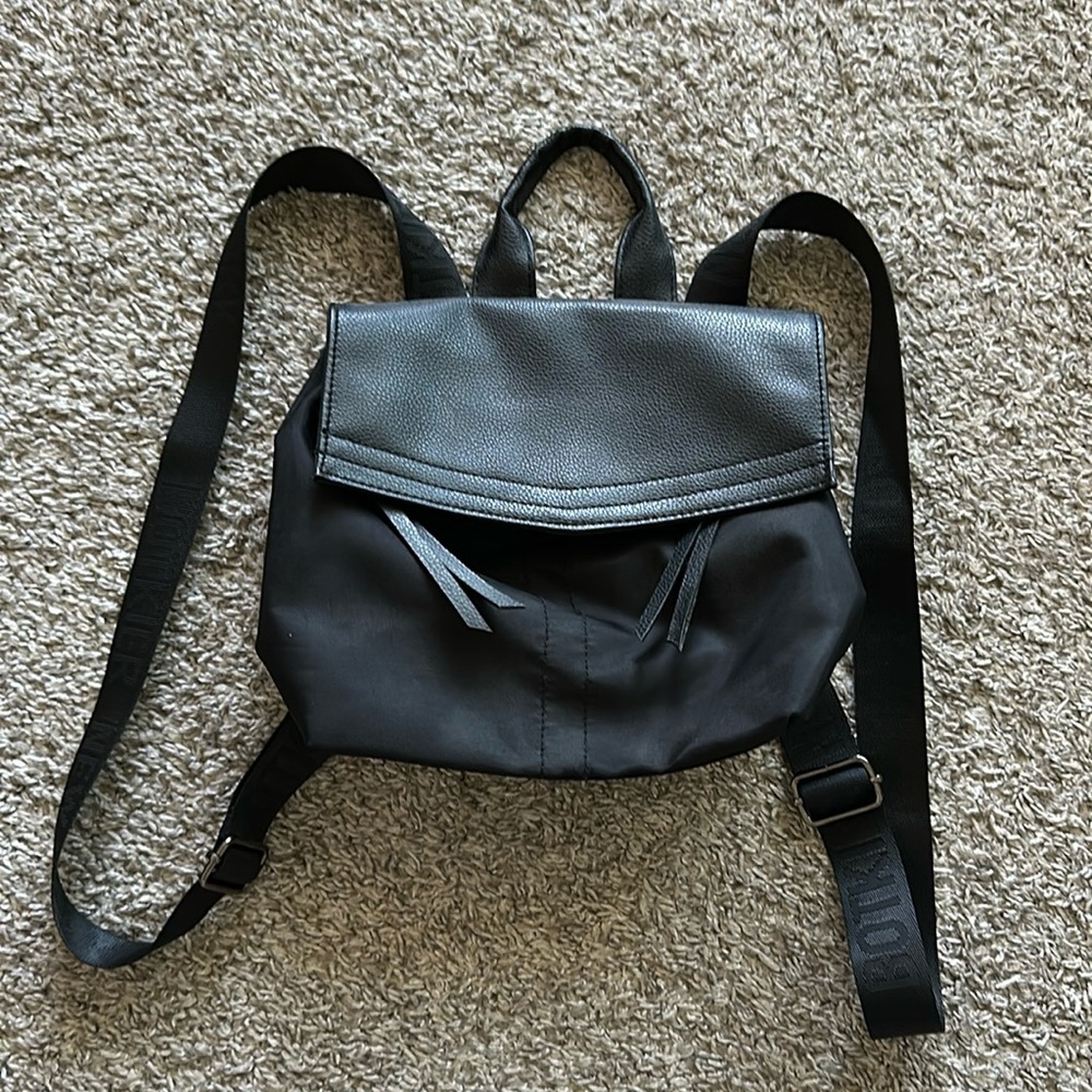 Black Mini Backpack